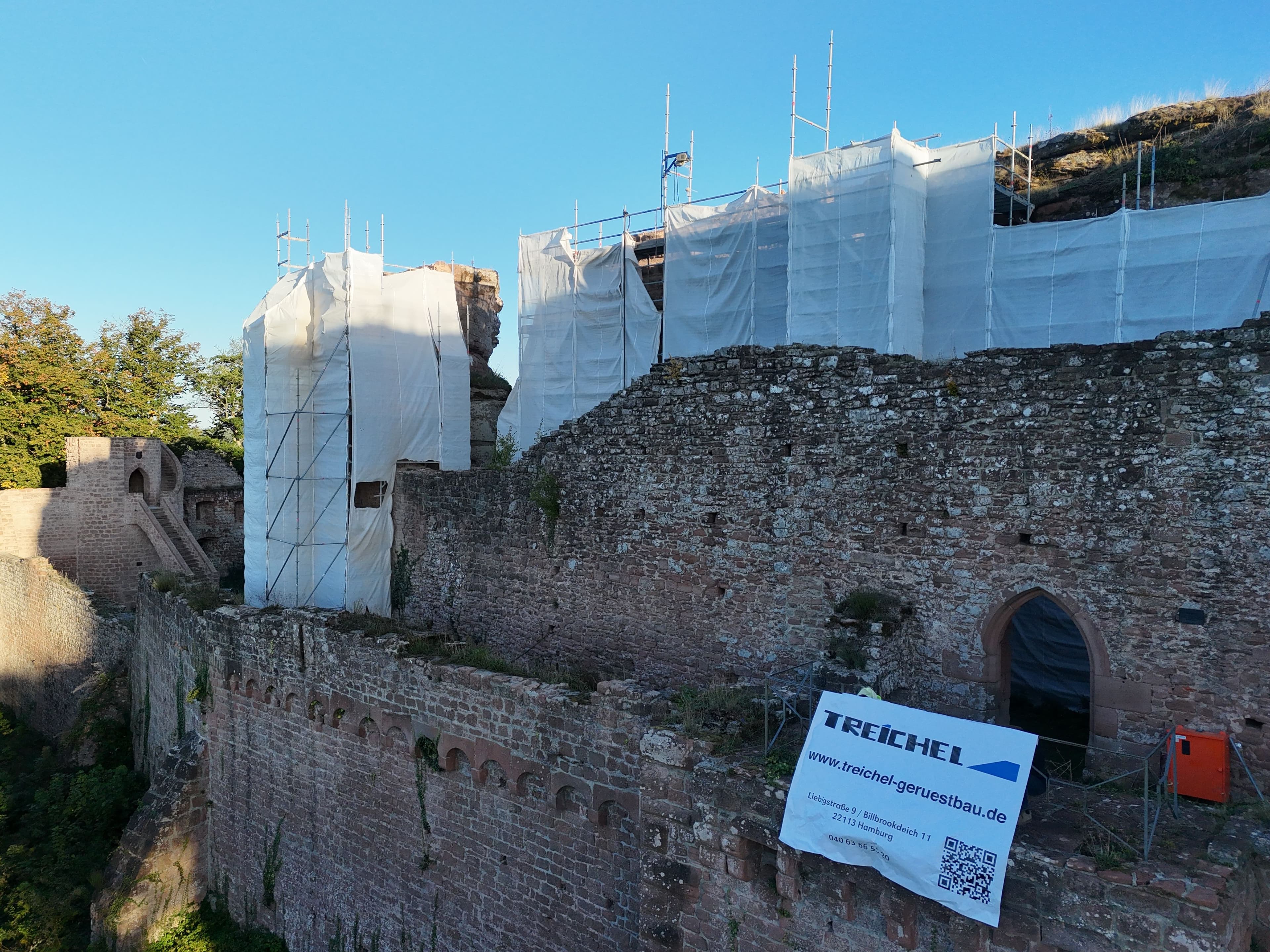 Burgruine Neuscharfeneck, Flemlingen